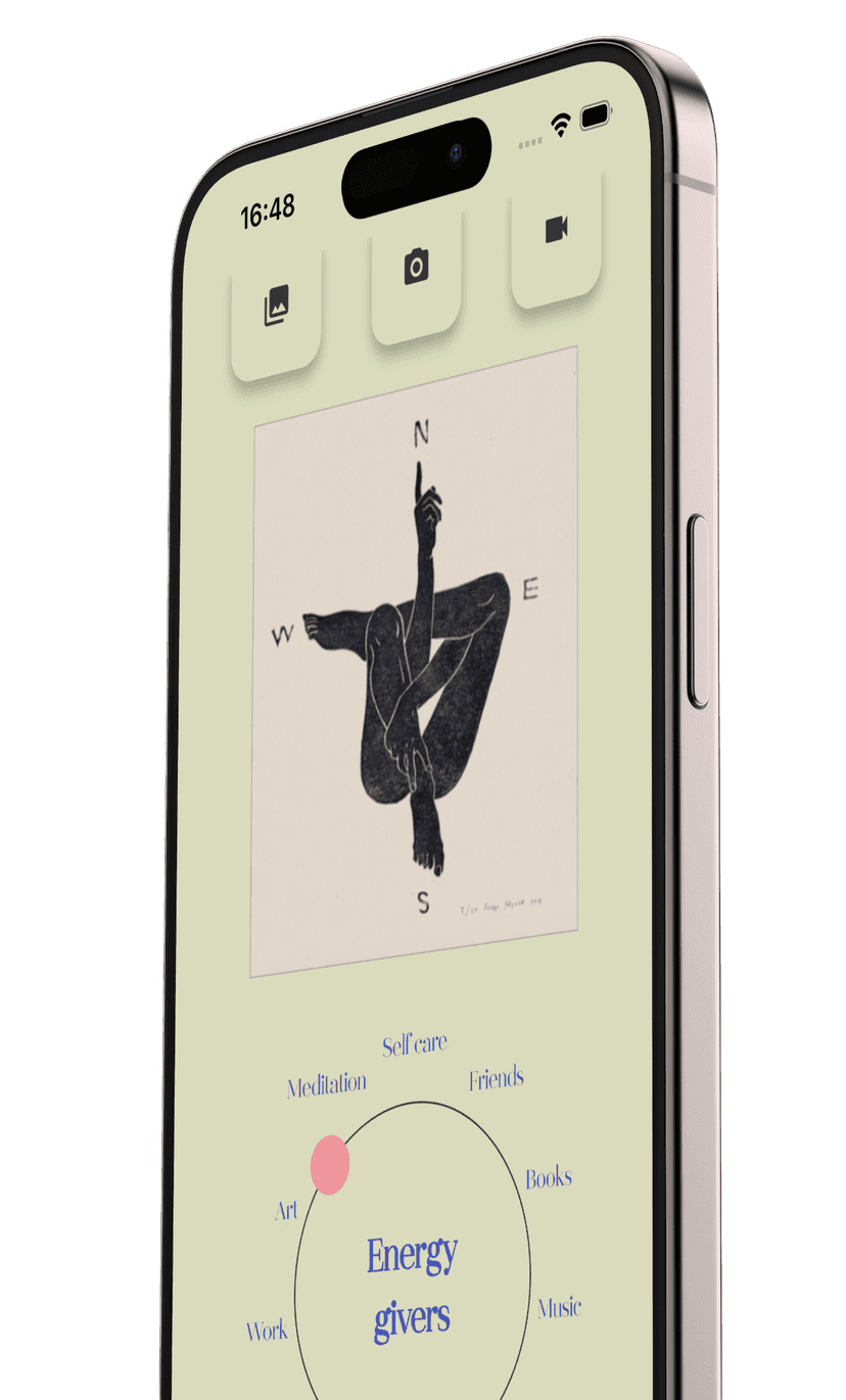 BePresent app screenshot – Focus on the moment